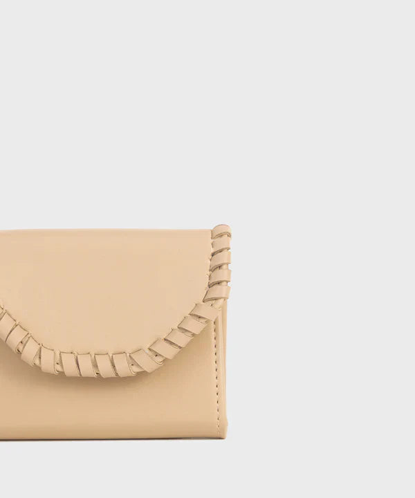 Wallet with Weave Detail