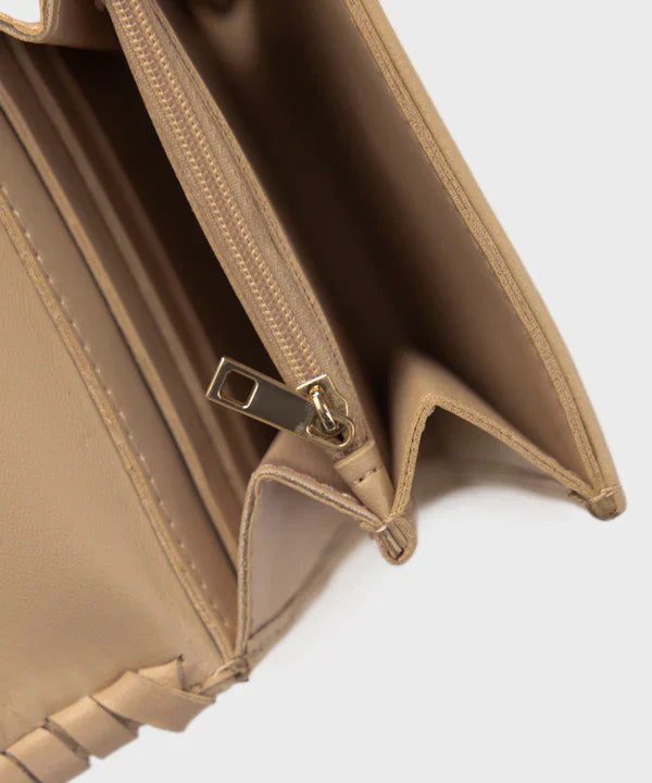 Wallet with Weave Detail