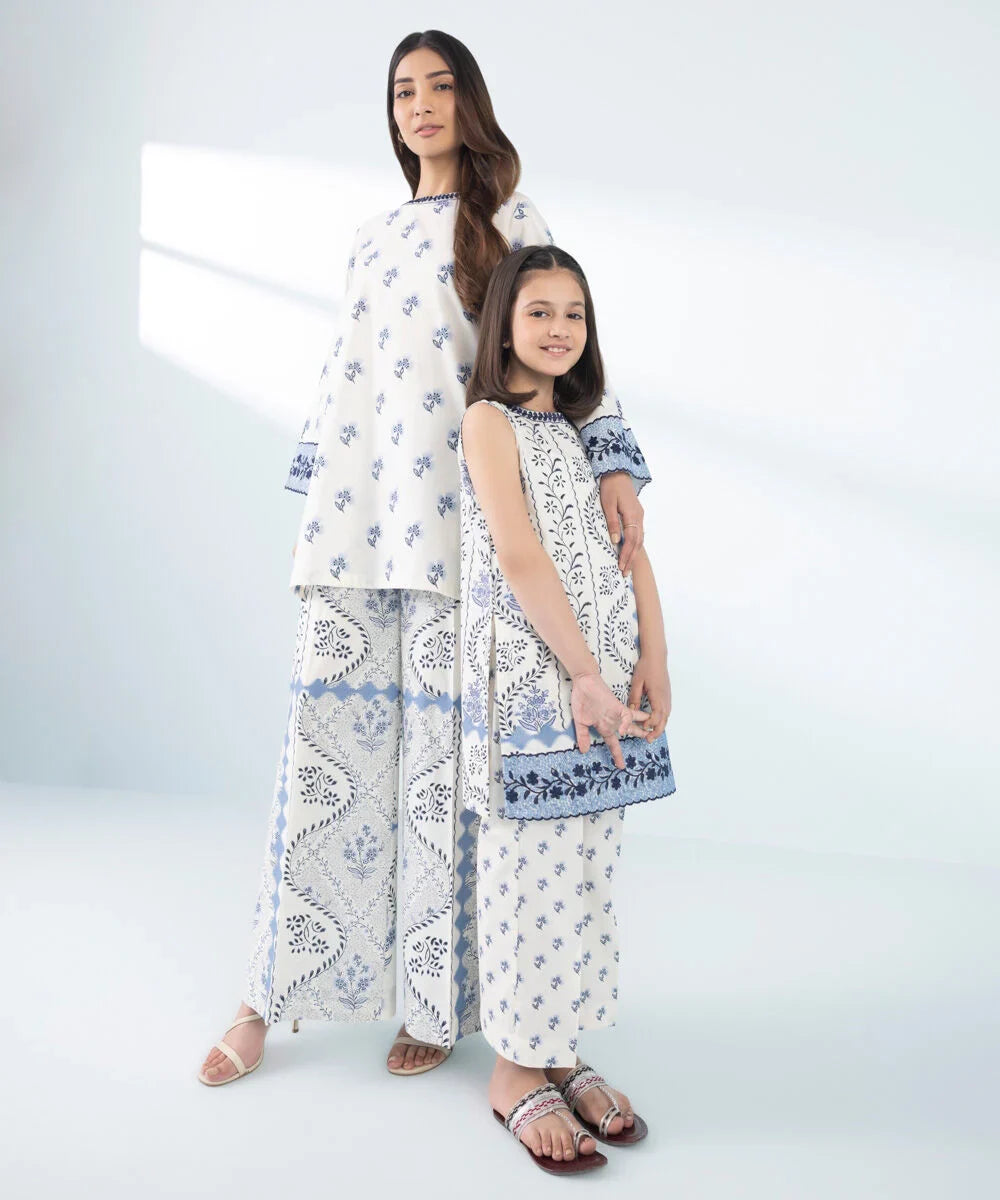 2 Piece - Embroidered Cambric Suit (ADULT)