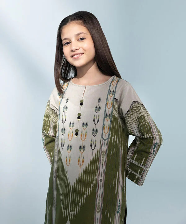 2 Piece - Printed Cambric Suit (KID)