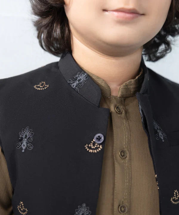 Embroidered Cambric Waistcoat