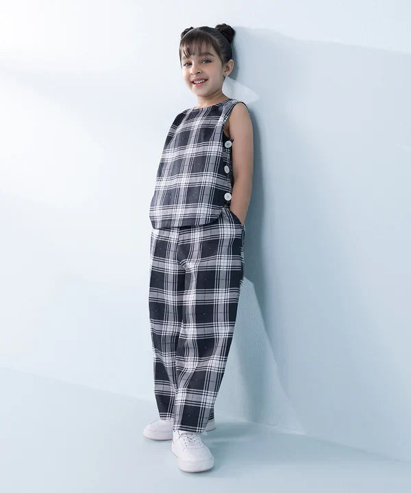 Printed Cotton Satin Set