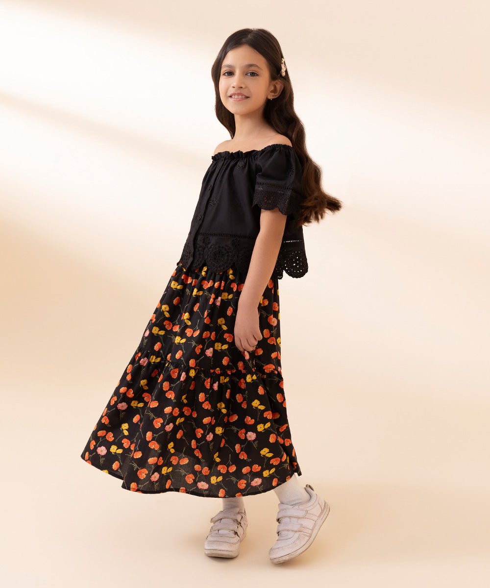 2 Piece - Embroidered Lawn Set