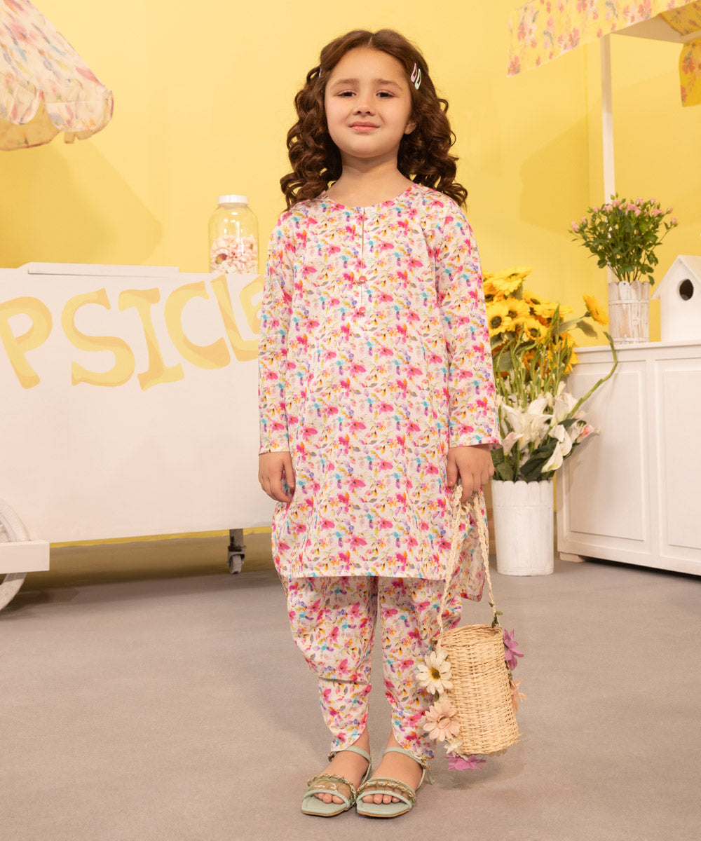 2 Piece - Printed Lawn Suit