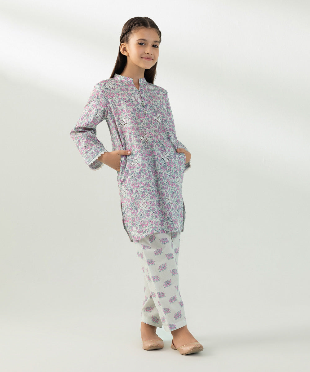 2 Piece - Embroidered Lawn Suit