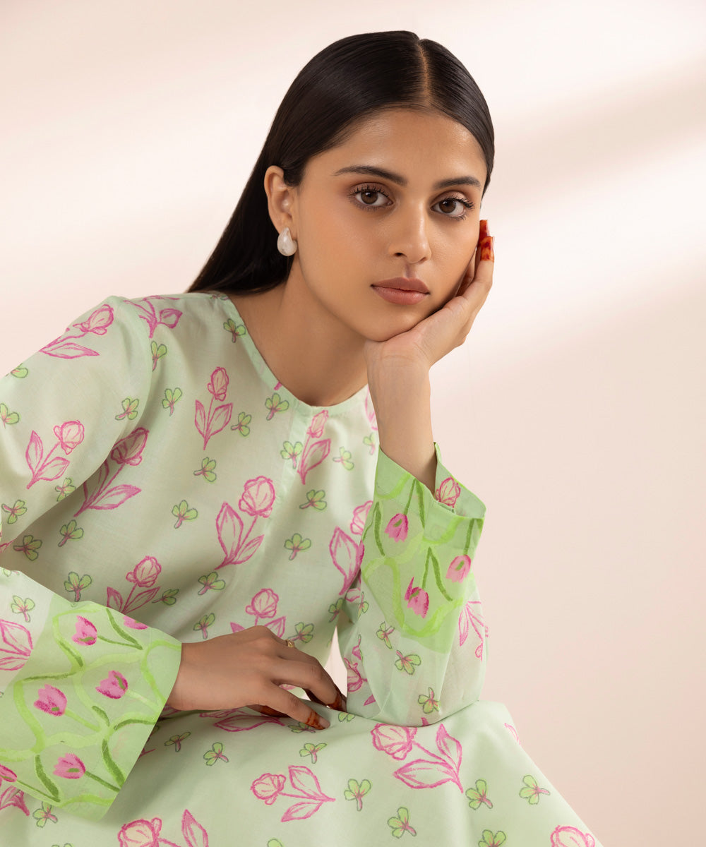 Printed Lawn Shirt