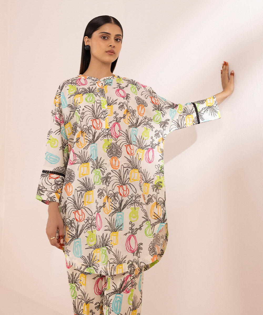 Printed Lawn Shirt