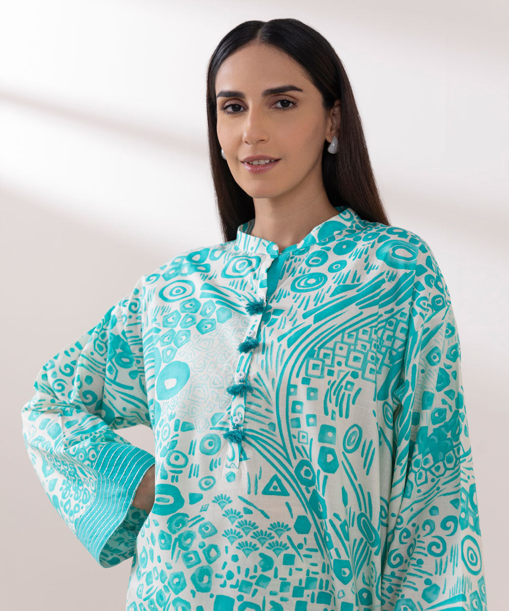 Printed Lawn Shirt