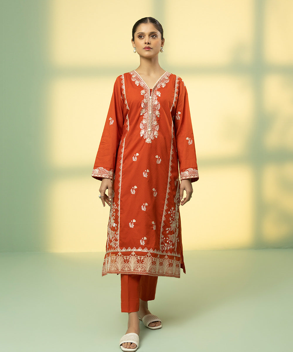 Embroidered Cotton Shirt