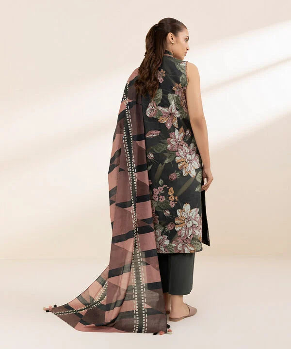 3 Piece - Printed Lawn Suit
