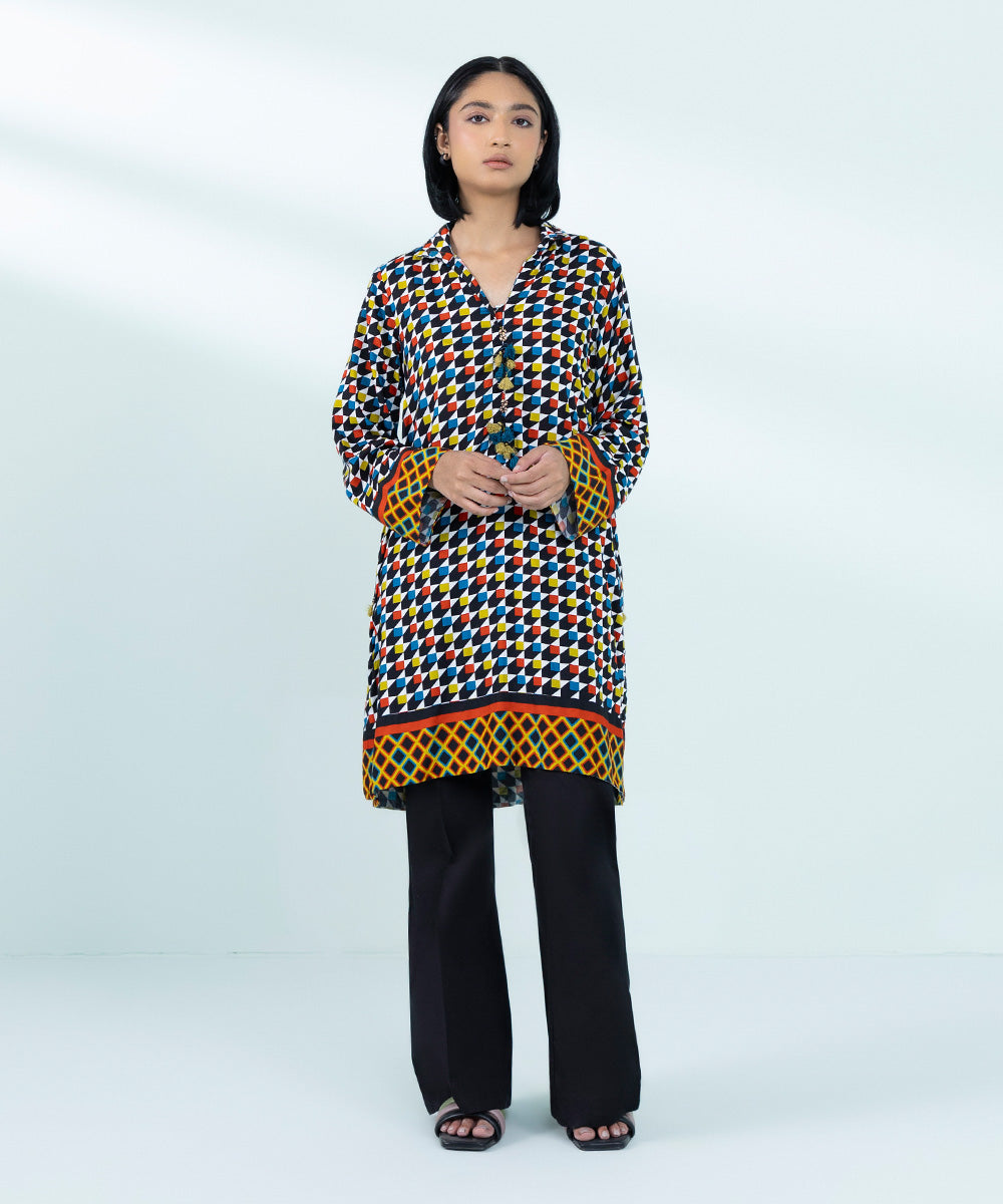 Printed Arabic Lawn Shirt