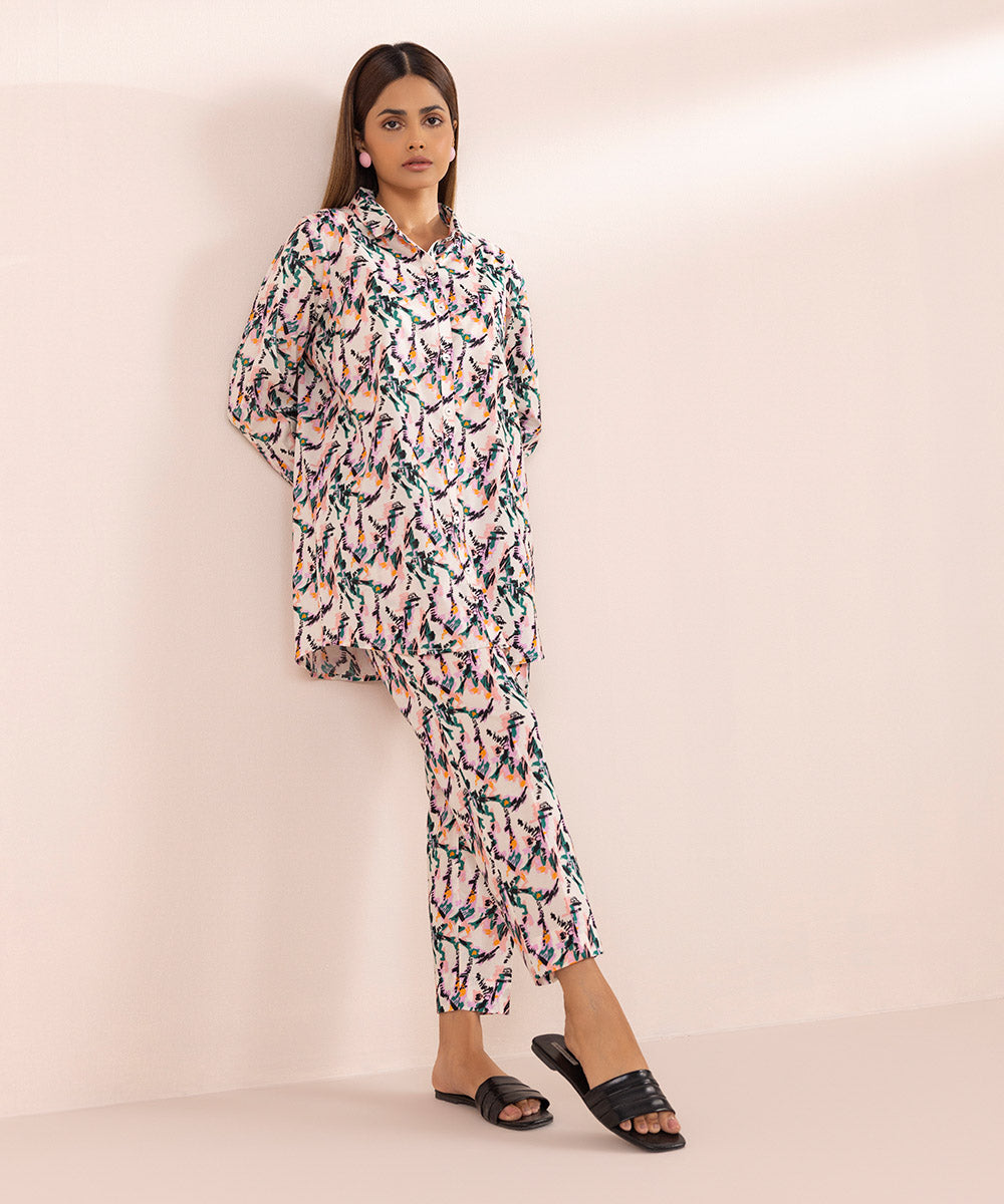 Printed Lawn Top