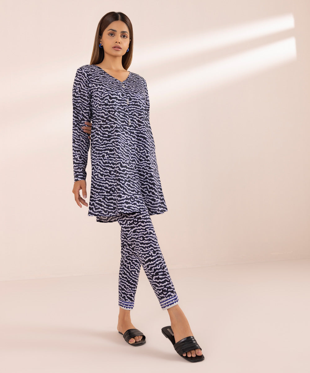 Printed Lawn Top