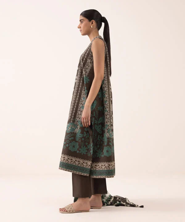 3 Piece - Printed Lawn Suit