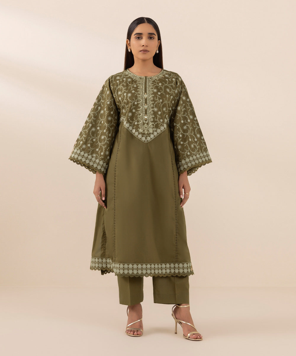 Embroidered Lawn Shirt
