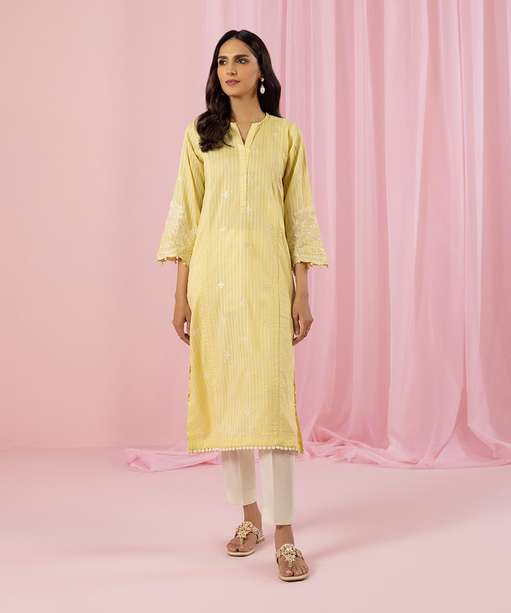 Embroidered Cotton Shirt