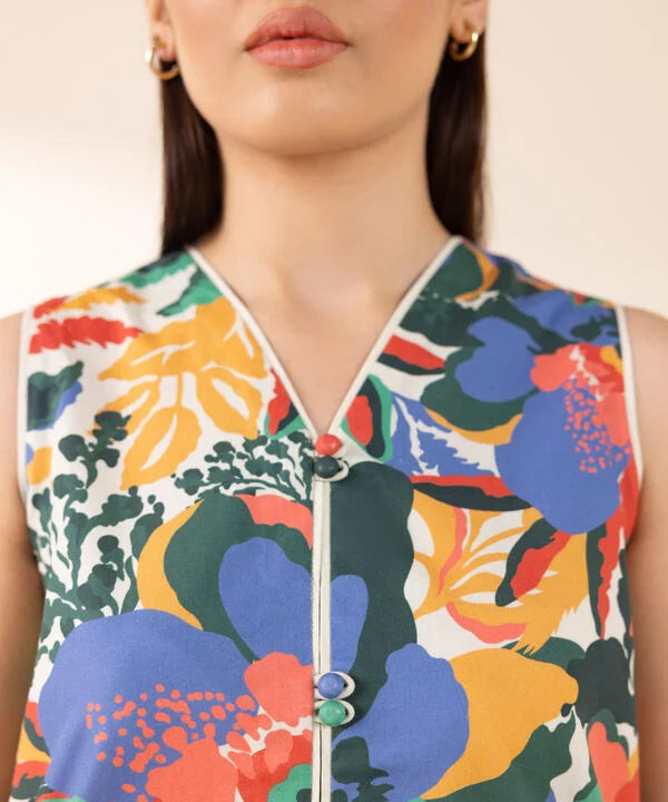 2 Piece - Printed Lawn Suit