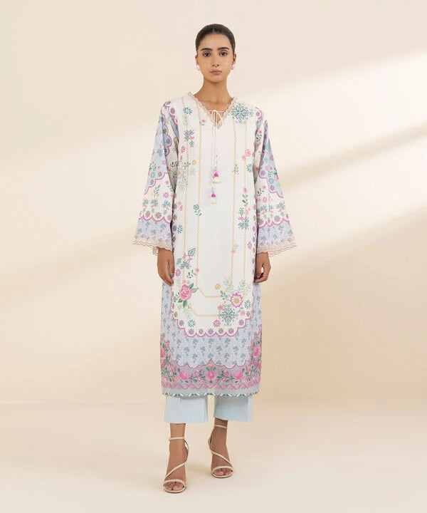 2 Piece - Embroidered Lawn Suit