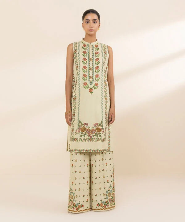 2 Piece - Embroidered Lawn Suit