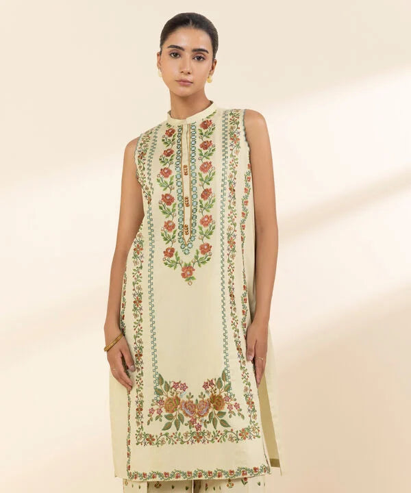 2 Piece - Embroidered Lawn Suit