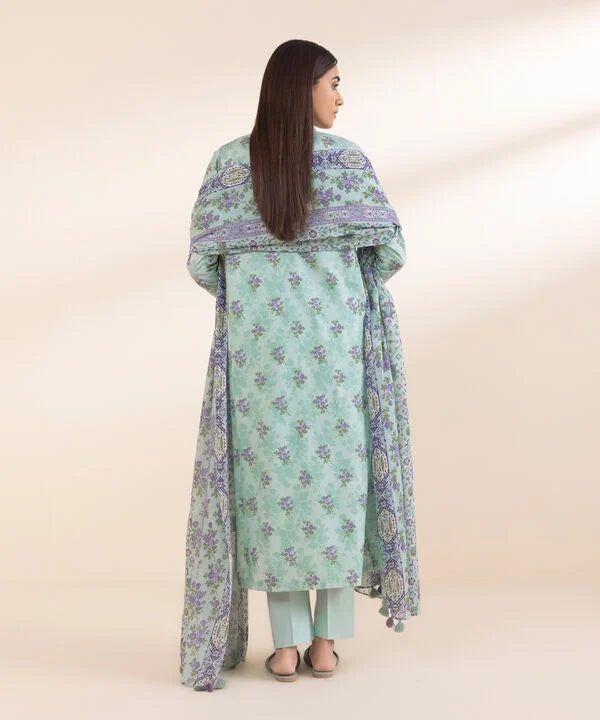 3 Piece - Printed Lawn Suit