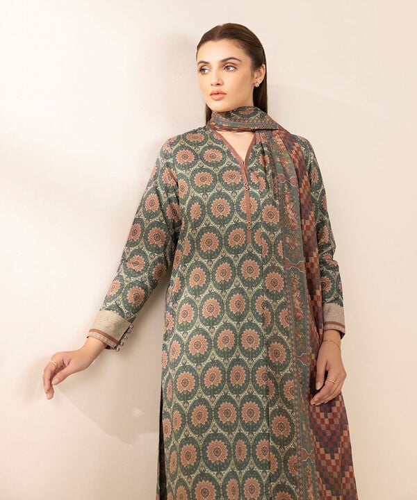 3 Piece - Printed Lawn Suit