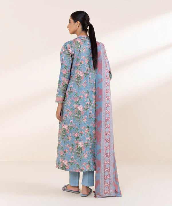 3 Piece - Printed Lawn Suit