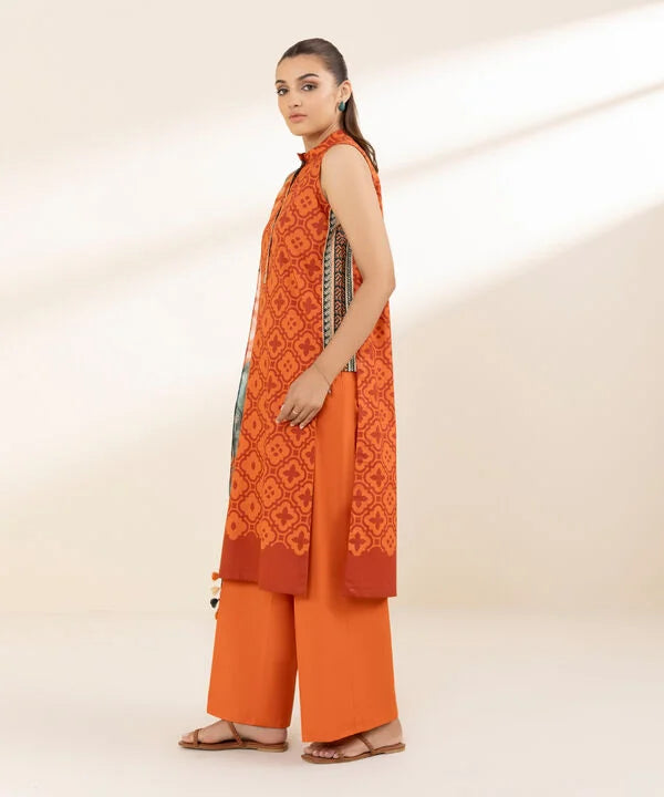 3 Piece - Printed Lawn Suit