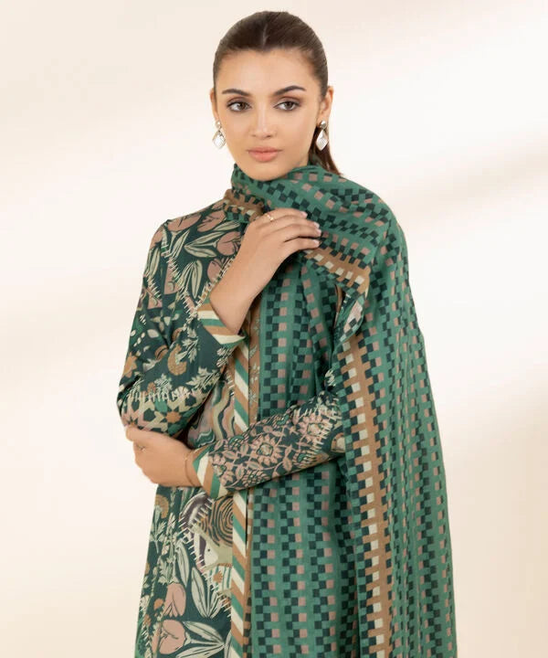 3 Piece - Printed Lawn Suit