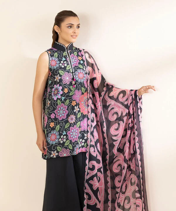 3 Piece - Printed Lawn Suit