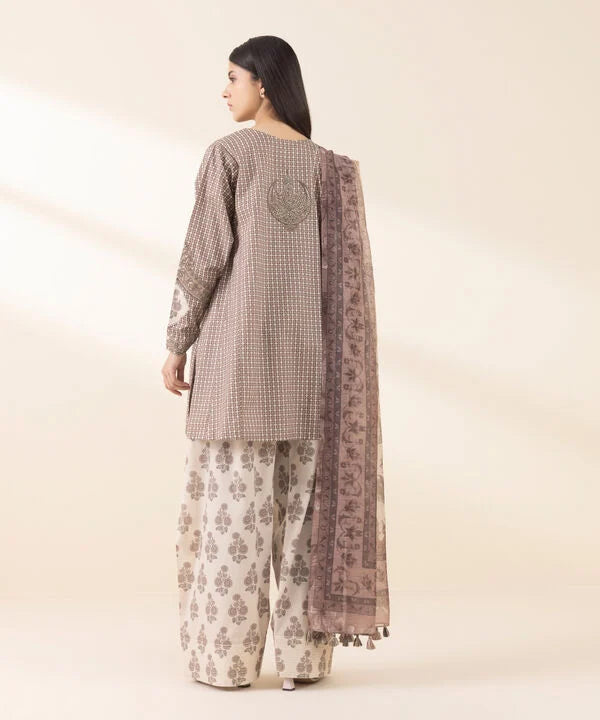 3 Piece - Embroidered Lawn Suit