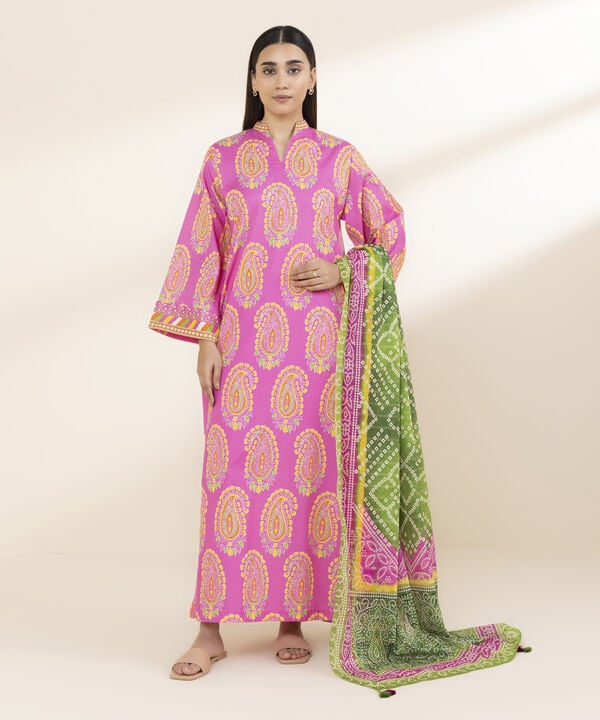 3 Piece - Printed Lawn Suit