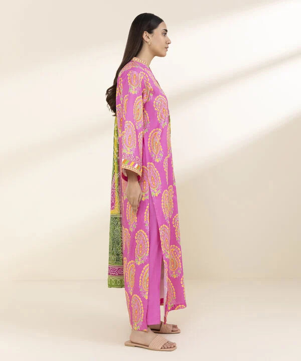 3 Piece - Printed Lawn Suit