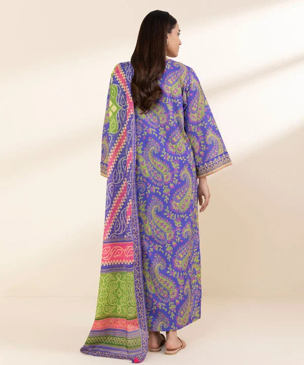 3 Piece - Printed Lawn Suit