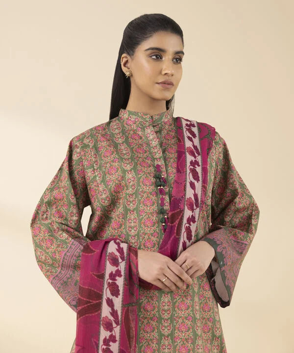 3 Piece - Printed Lawn Suit