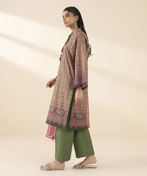 3 Piece - Printed Lawn Suit