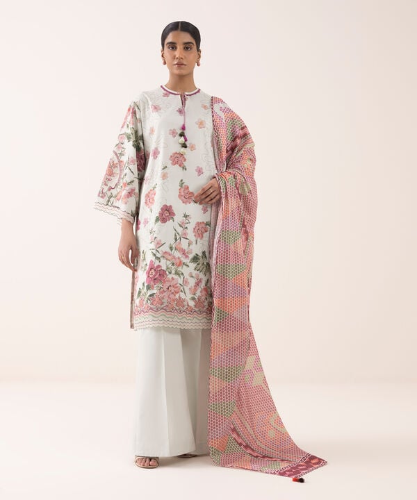 3 Piece - Embroidered Lawn Suit