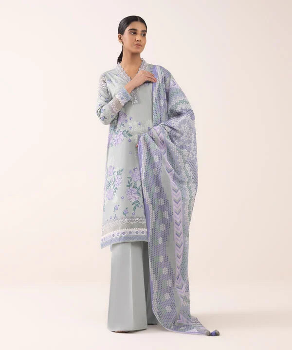 3 Piece - Embroidered Lawn Suit