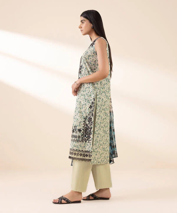 3 Piece - Embroidered Lawn Suit