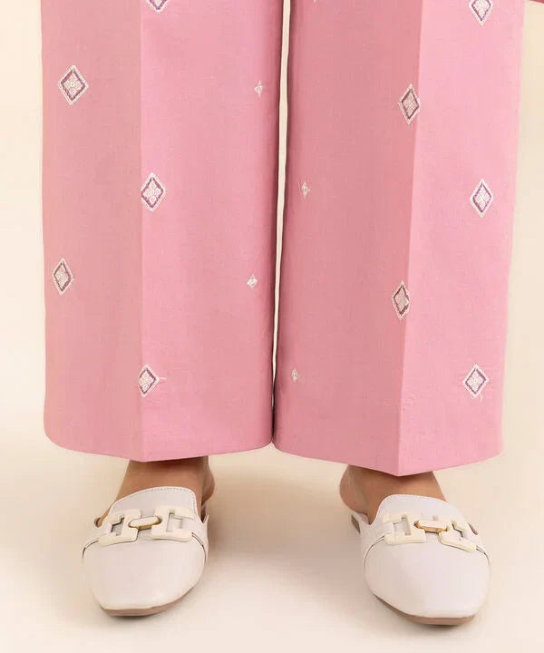 3 Piece - Embroidered Jacquard Suit