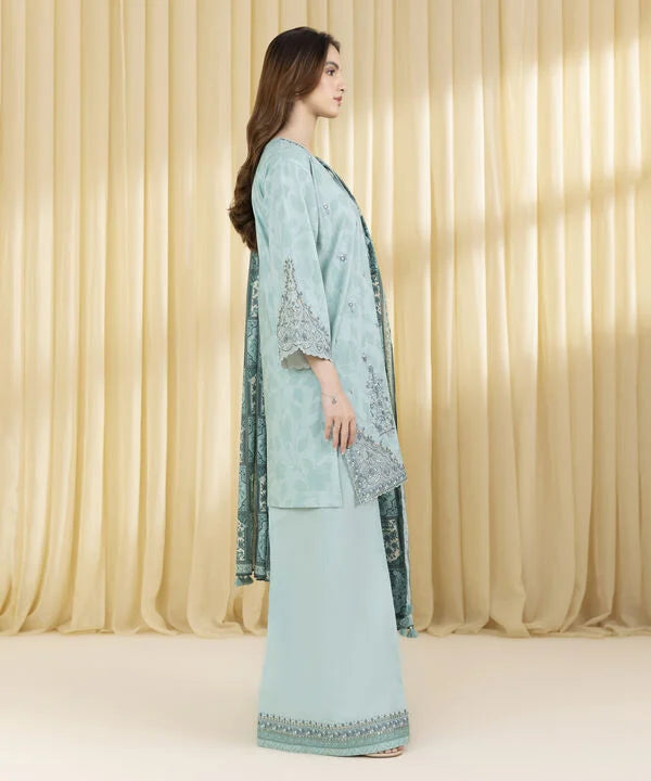 3 Piece - Embroidered Lawn Suit