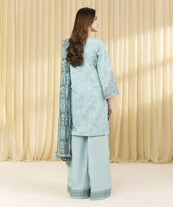 3 Piece - Embroidered Lawn Suit