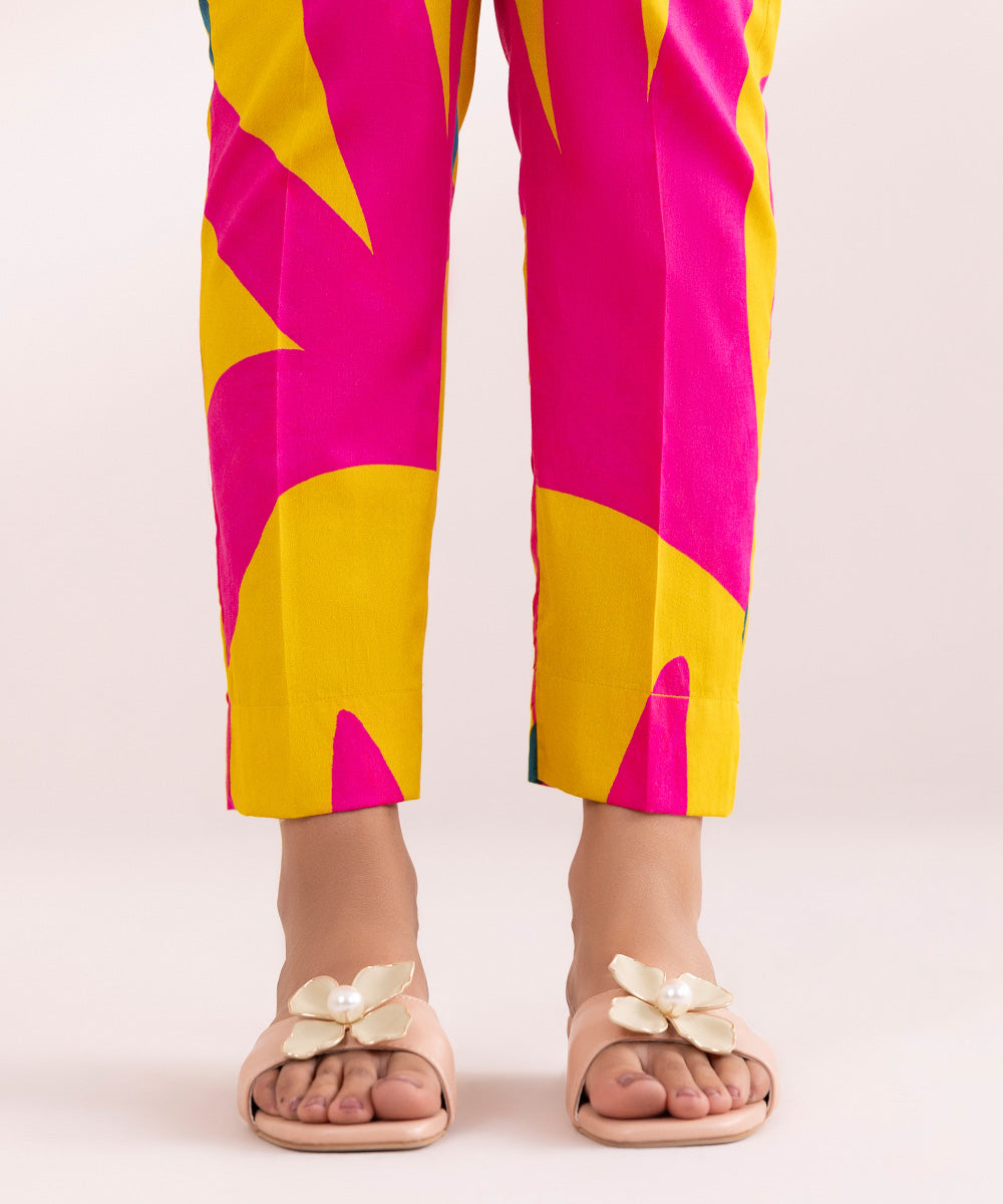 Printed Cotton Pants