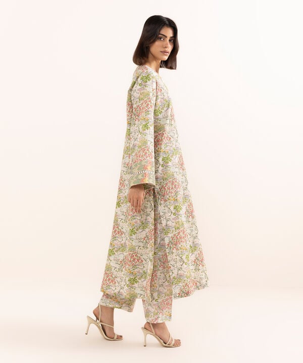 Printed Seersucker Shirt