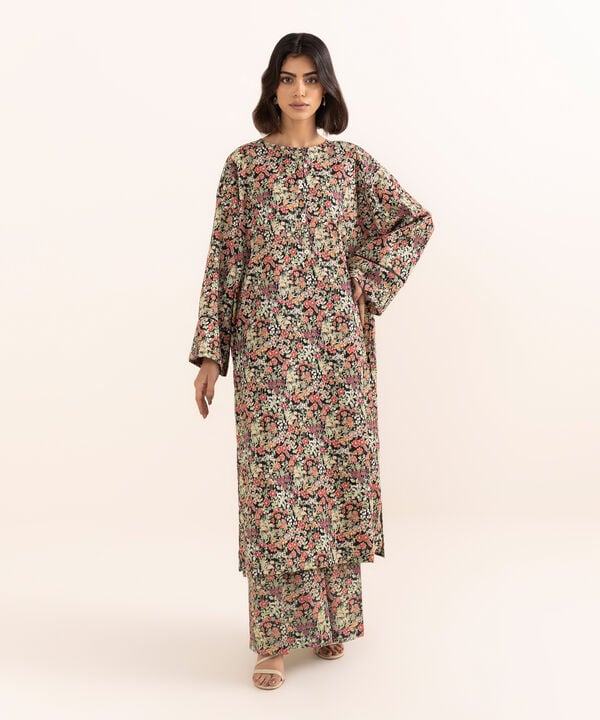 Printed Seersucker Shirt