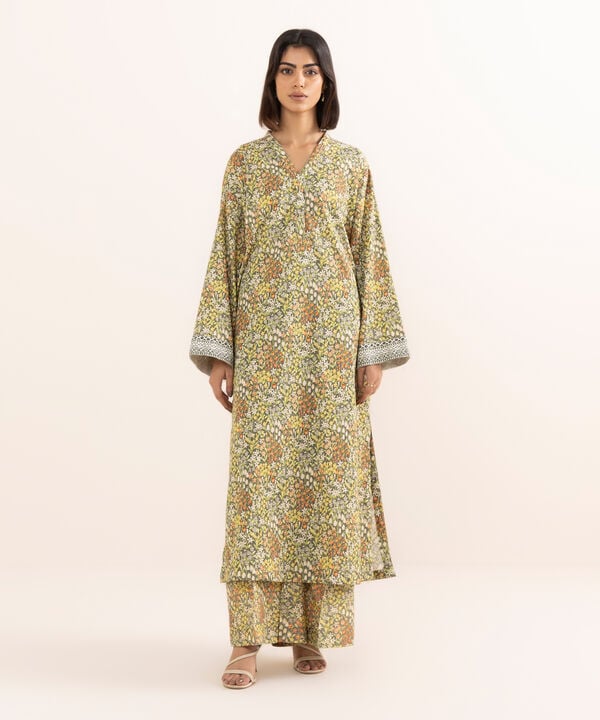 Printed Seersucker Shirt