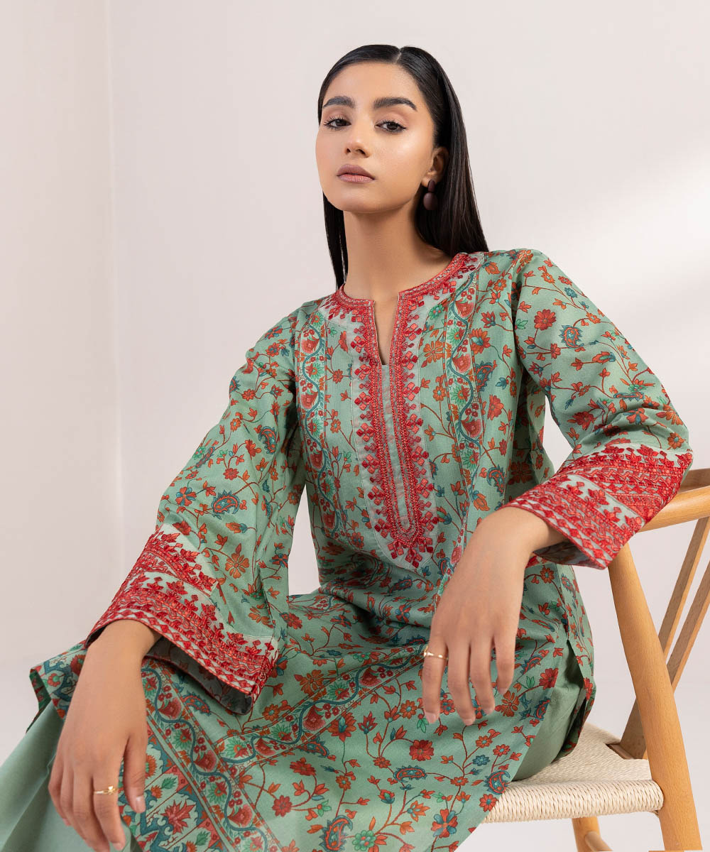 Embroidered Lawn Shirt