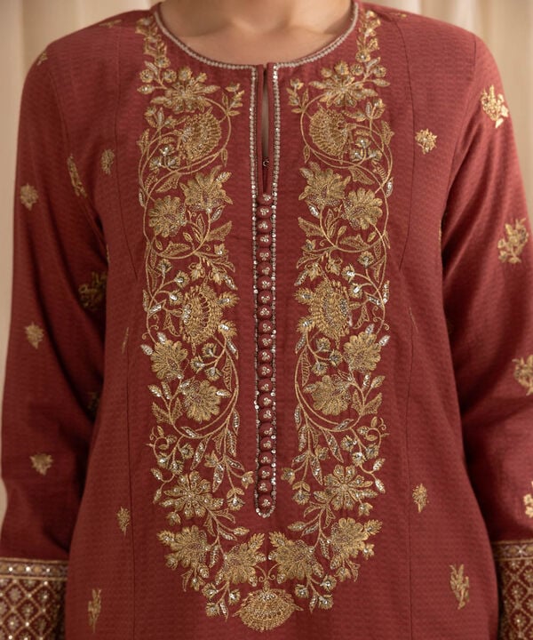 Embroidered Dobby Shirt