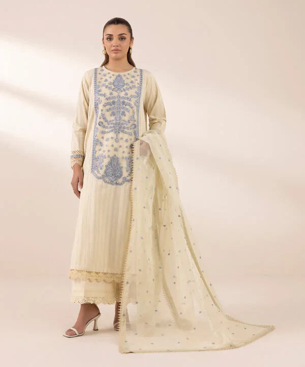 Embroidered Dobby Shirt