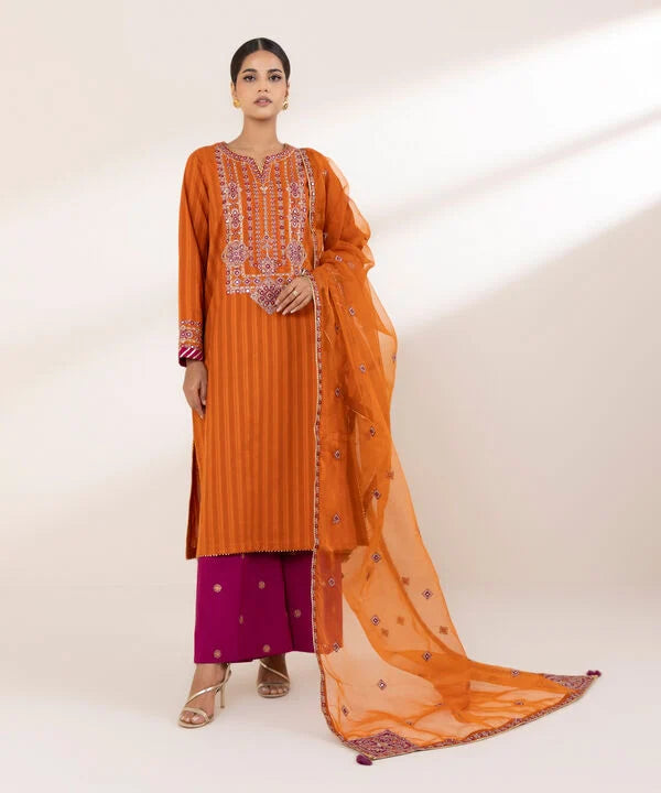 Embroidered Dobby Shirt